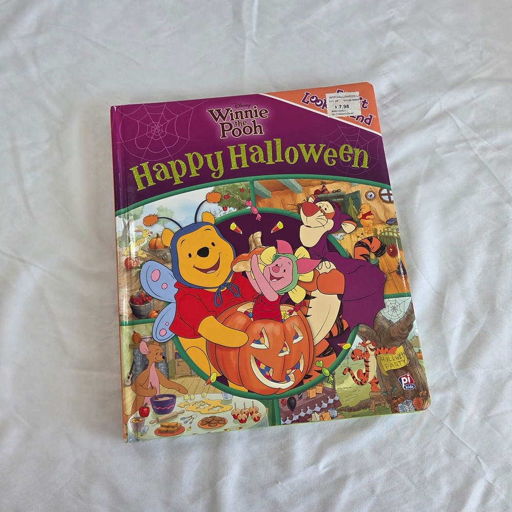 Disney Winnie the Pooh Happy Halloween First Look & Find Board Book – 2011